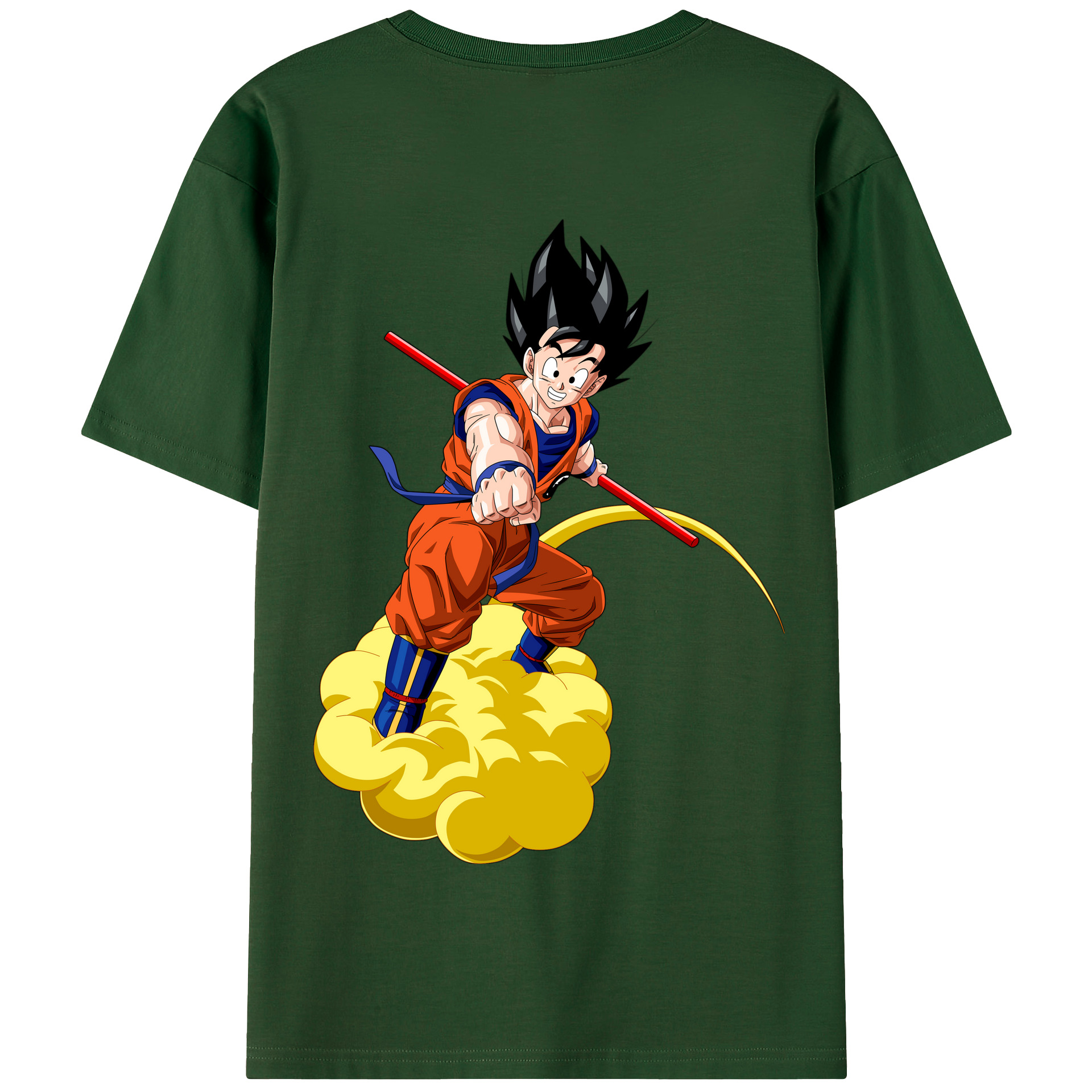 （画像用） ドラゴンボール 孫 悟飯（そんごはん）DRAGON BALL Son Gohan 綿100％半袖Tシャツ（背面プリント）